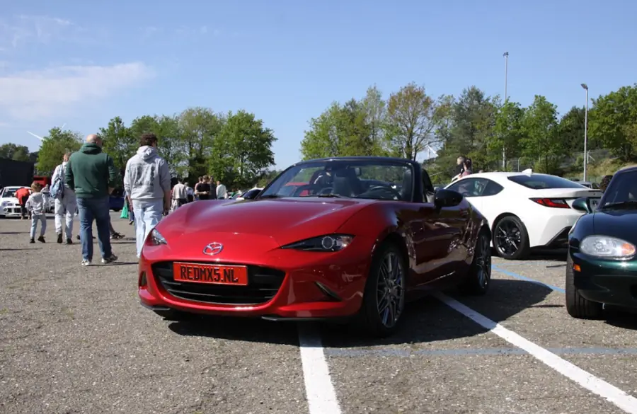 Red MX-5 op Japfest Zolder 2026